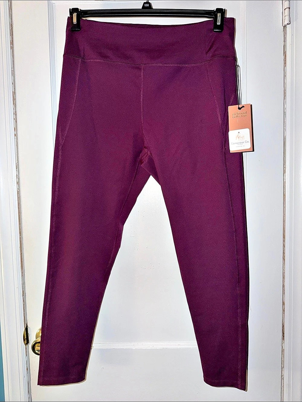 girlfriend collective Compressive High-Rise Legging Leggings Purple 3XL